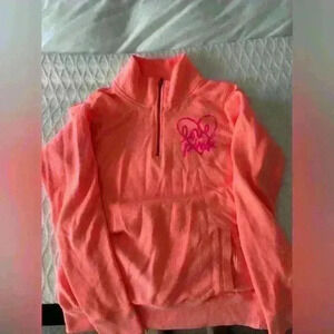Victorias Secret Pink Quarter Zip